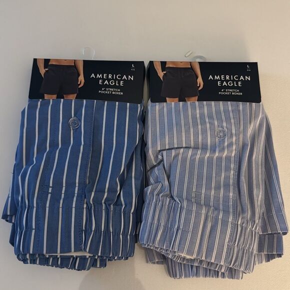 American Eagle Pocket Boxers Mens Large 2 Pack - Picture 1 of 2